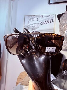 Jones New York Tortoiseshell Sunglasses with Brown Gradient Lenses